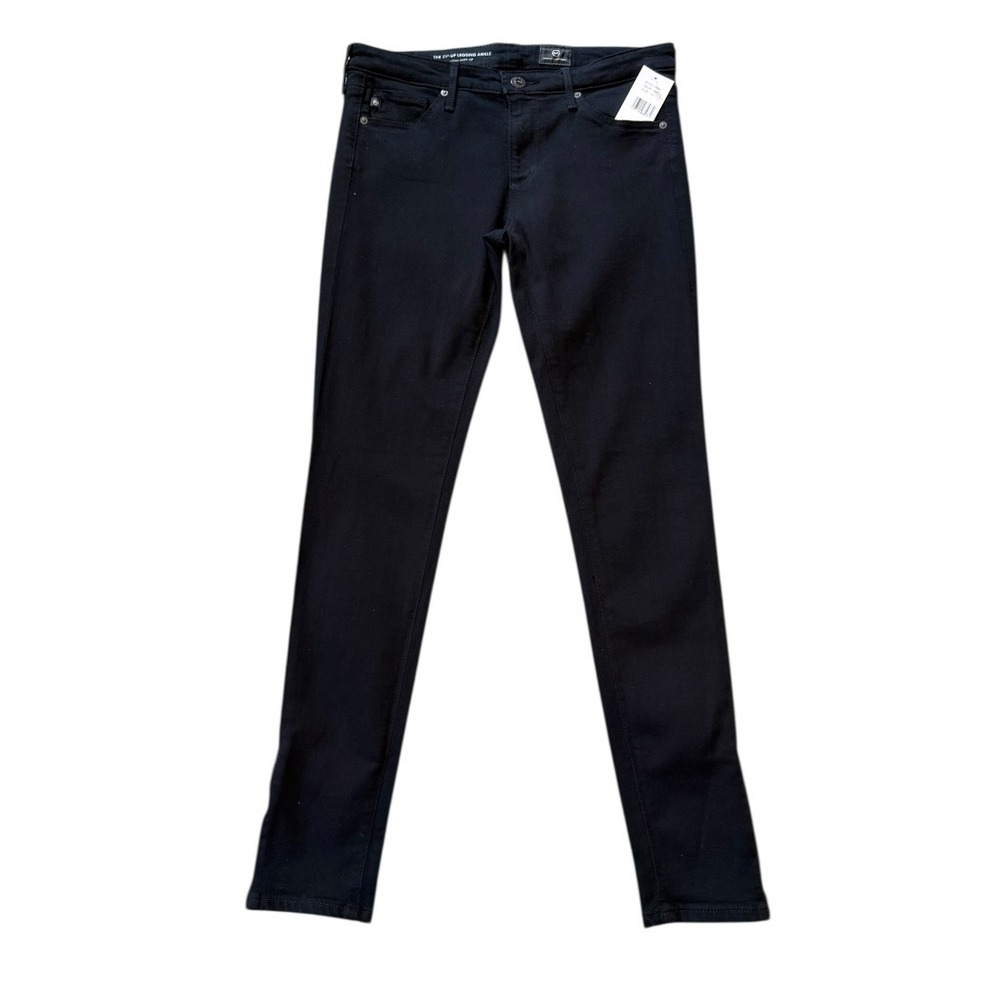 AG Adriano Goldschmied‎ Zip-Up Legging Ankle Black Skinny Jeans Size 4 27 NEW